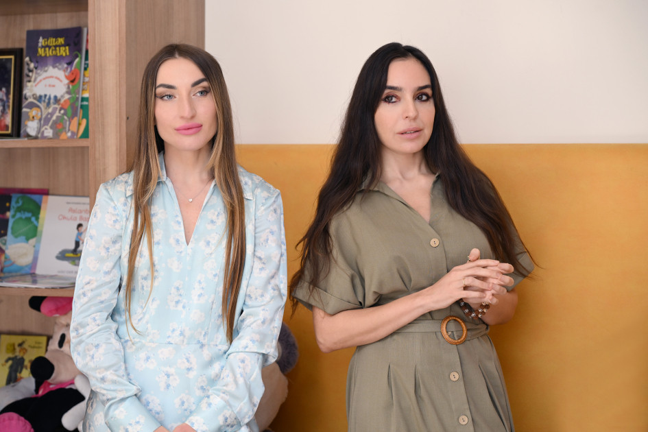 Leyla və Alena Əliyevalar Lənkəranda internat məktəbində olublar – FOTOLAR