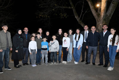 Leyla Əliyeva və Arzu Əliyeva Pəncəli Teymurovun ailəsi ilə görüşdü – FOTOLAR