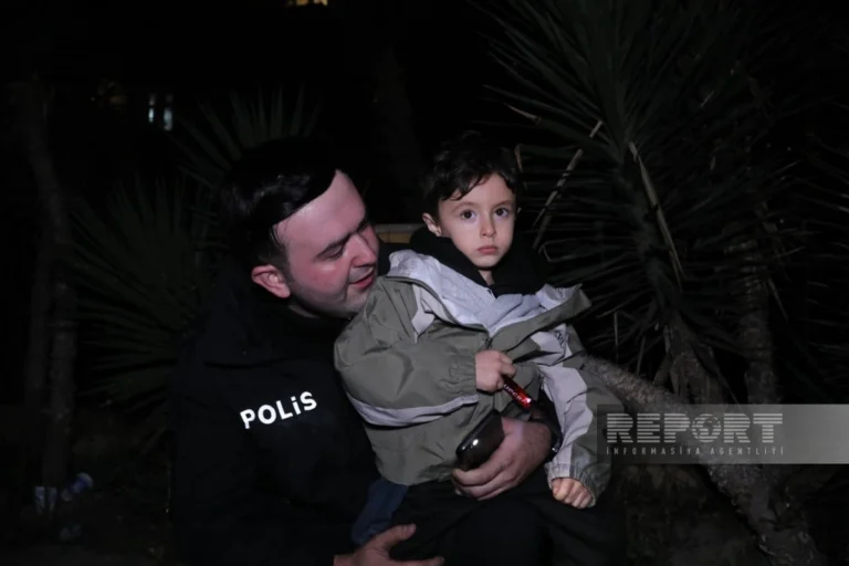 Yanğın baş verən əraziyə polis əməkdaşları cəlb edildi
