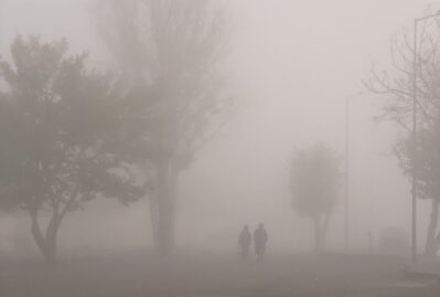 Bakını duman bürüdü - FOTOLAR