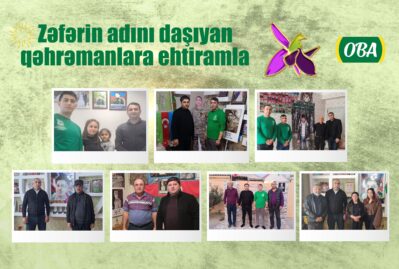 “OBA” şəhid əməkdaşlarının ailələrini ziyarət etdi - VİDEO