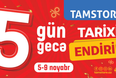 5 Gün 5 Gecə tarixi endirimlər olacaq - FOTO