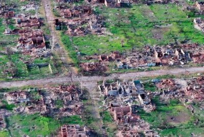 Ukraynanın bu şəhəri yerlə-yeksan edildi