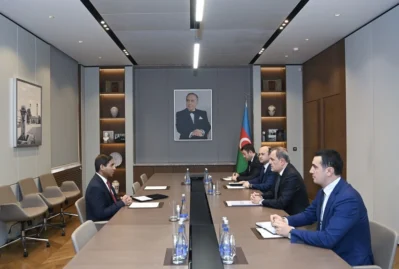 Ceyhun Bayramov Amanul Haqqı qəbul etdi - FOTOLAR