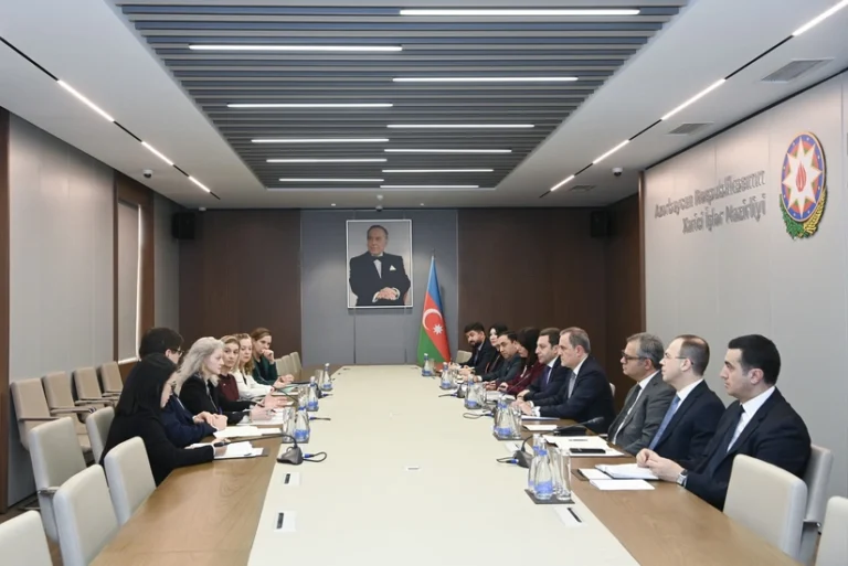 Ceyhun Bayramov Alison Hukeri qəbul etdi - FOTOLAR