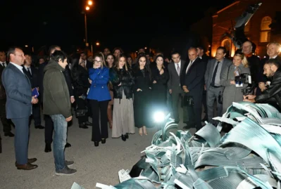 Leyla, Arzu və Alyona Əliyevalar “Art Weekend”də – FOTOLAR