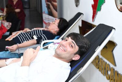 Dövlət Komitəsində qanvermə aksiyası keçirildi - VİDEO 2 Dövlət Komitəsində qanvermə aksiyası keçirildi - VİDEO