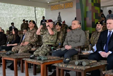 Mustafayev Şəriflə birgə təlimi izlədi - FOTO