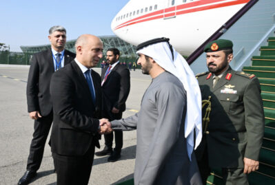 BƏƏ-nin müdafiə naziri Azərbaycana gəldi - FOTOLAR