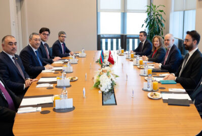 Xələf Xələfov Akif Çağatay Kılıçla görüşdü