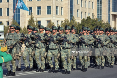 Naxçıvanda hərbi yürüş keçirilir - FOTOLAR