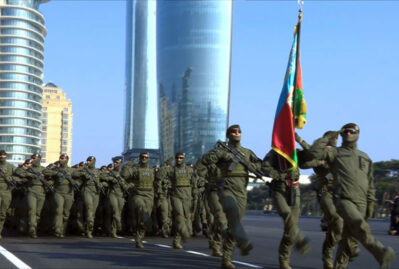 DTX-nin “Qartal” xüsusi təyinatlıları paradda - VİDEO