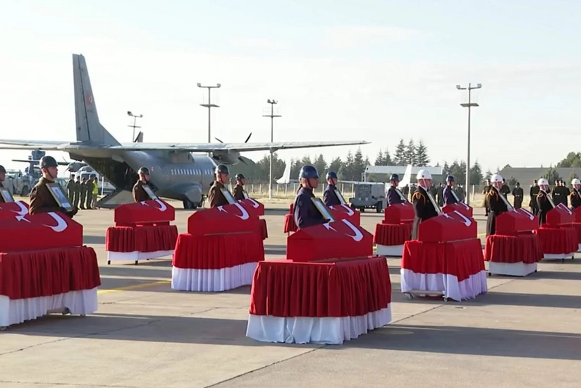 Ankarada şəhidlərlə vida mərasimi keçirildi - VİDEO 1 Ankarada şəhidlərlə vida mərasimi keçirildi - VİDEO