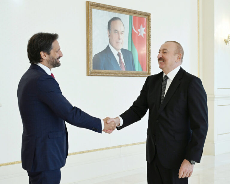 İlham Əliyev Robert Kalinakı qəbul etdi - FOTOLAR