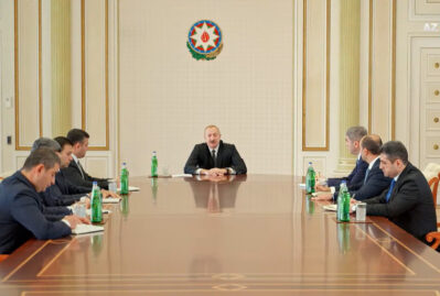 Prezidentin icra başçıları ilə görüşünün VİDEOSU