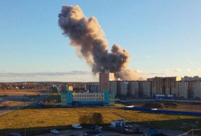 Rusiyada daha bir neft emalı zavodu vuruldu - VİDEO
