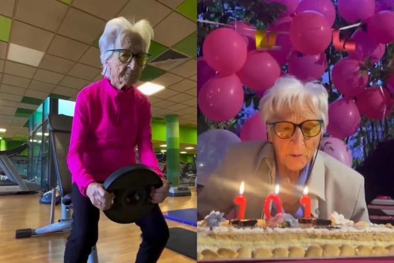 101 yaşı var, hər gün iki saat məşq edir - FOTOLAR