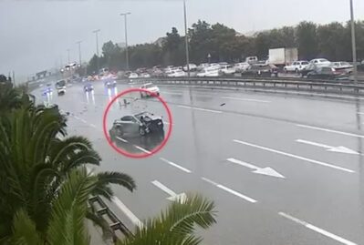 Yağışlı havalarda baş verən qəzalar... - Anbaan video