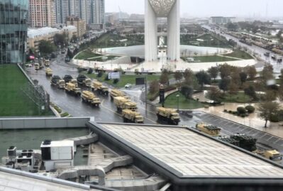 Zəfər paradına hazırlıq... - FOTO