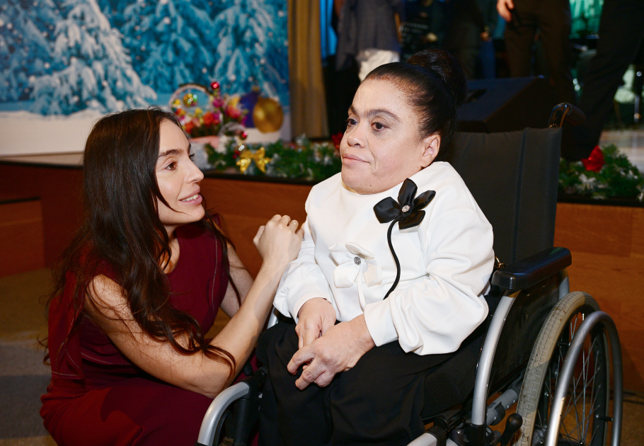 Leyla və Alyona Əliyevalar DOST İnklüziv İnkişaf və Yaradıcılıq Mərkəzində – FOTOLAR