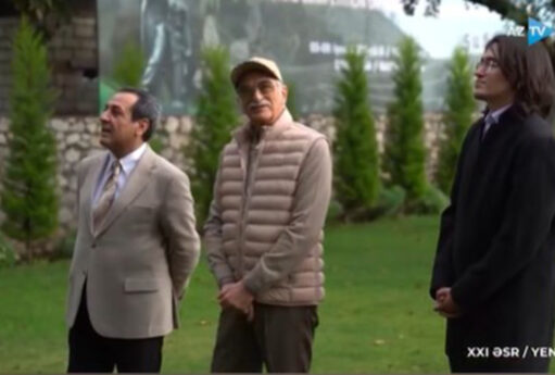 Polad Bülbüloğlu Şuşadakı bağ evində – VİDEO