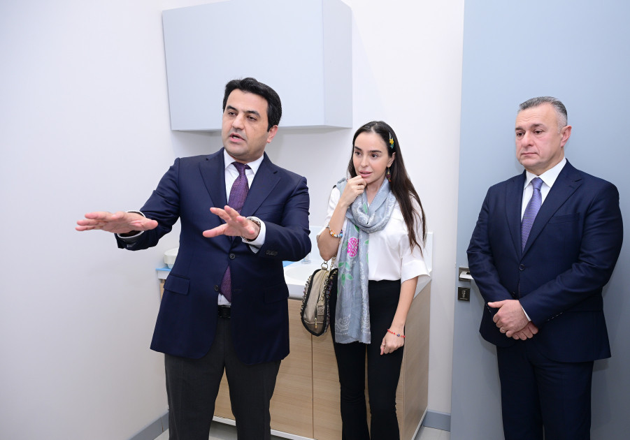 Leyla Əliyeva hospitalın Sümük iliyi transplantasiya mərkəzinin açılışını etdi – FOTOLAR