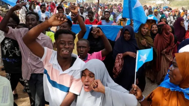 İsrailin bu qərarı Somalidə etirazlara səbəb oldu