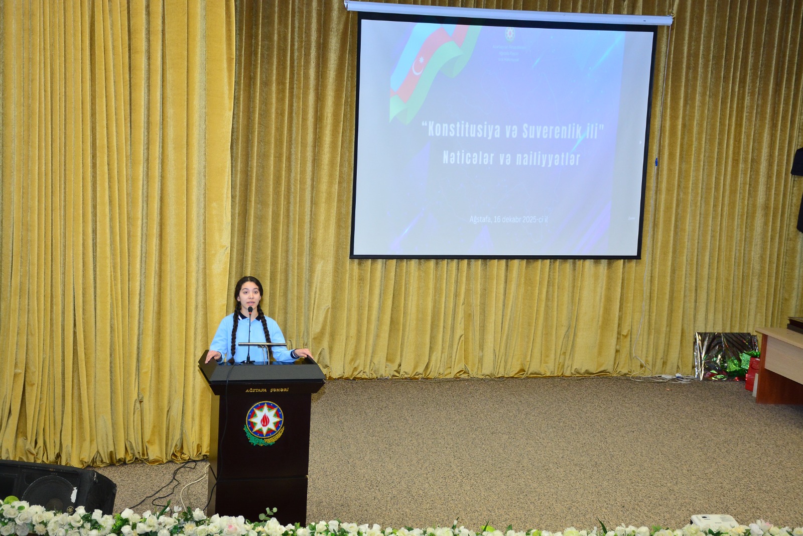 Ağstafada “Konstitusiya və Suverenlik ili” mövzusunda ümumrayon tədbiri keçirildi - FOTOLAR 7 Ağstafada “Konstitusiya və Suverenlik ili” mövzusunda ümumrayon tədbiri keçirildi - FOTOLAR