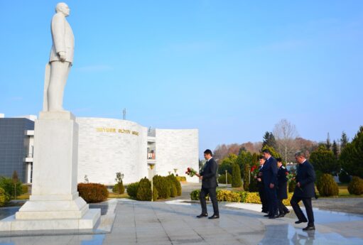 Ulu Öndər Ağstafada da yad olundu - FOTOLAR