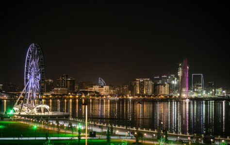 Night Time In Baku 120729477