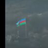 Qafanda Azərbaycan bayrağı qaldırılıb - VİDEO