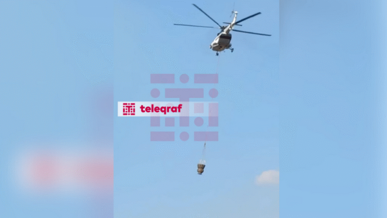 Laçın və Kəlbəcərdə yanğın: 2 helikopter cəlb olundu - FOTOLAR/YENİLƏNİB