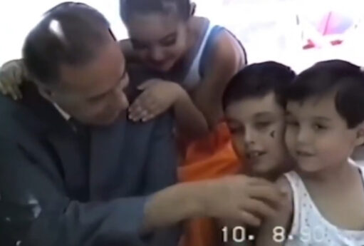 Heydər Əliyevin nəvələri ilə səmimi anları... - VİDEO