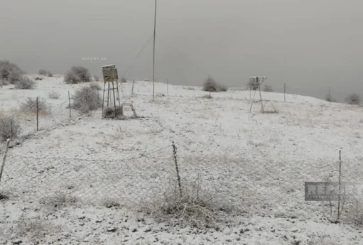 Bu ərazidə qarın hündürlüyü 25 sm-ə çatdı - VİDEO