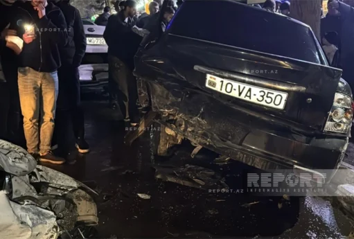 Sumqayıtda 8 avtomobil toqquşdu