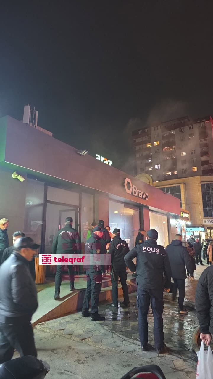 "Bravo"da yanğın baş verdi - FOTO