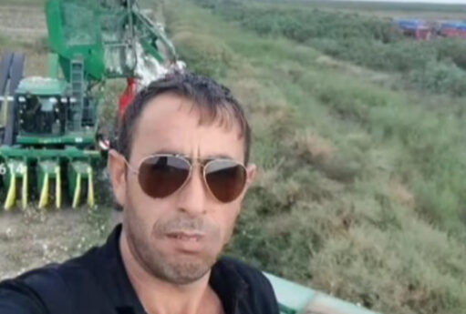 Faciəvi şəkildə ölən kombaynçının FOTOSU