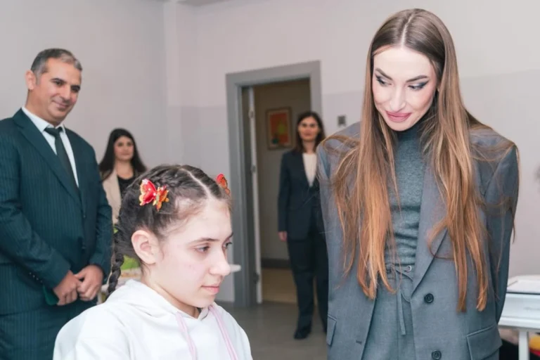 Alyona Əliyeva Autizm Mərkəzini ziyarət etdi