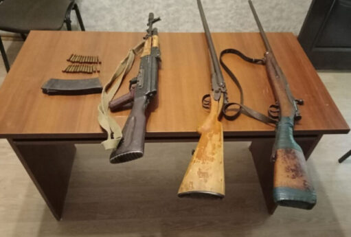 Paytaxtda və rayonlarda qanunsuz silah-sursat aşkarlandı