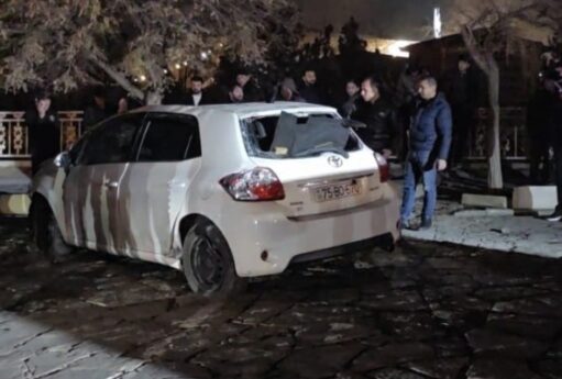 Sərxoş sürücü qəza törətdi - Foto