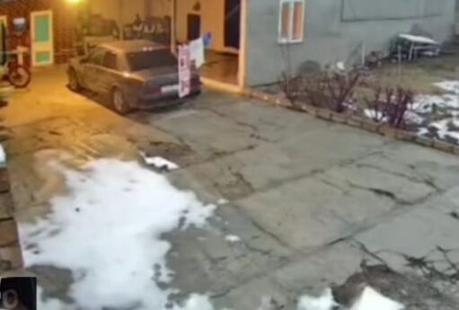 Şamaxıda zəlzələ anı kameralara düşdü - ANBAAN VİDEO