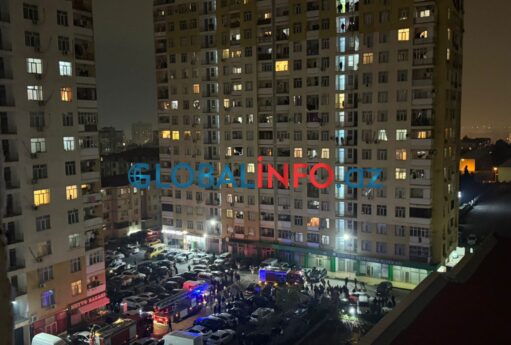 Bakıda yaşayış binasında yanğın: Türkiyə vətəndaşı ağır xəsarət aldı – VİDEO/YENİLƏNİB