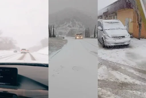 Qar yağdı, yollar bu bağladı: Bölgələrdə vəziyyət - VİDEO