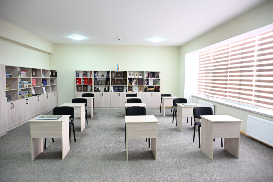 Ucarda Heydər Əliyev Fondunun təşəbbüsü ilə inşa olunan məktəb istifadəyə verildi