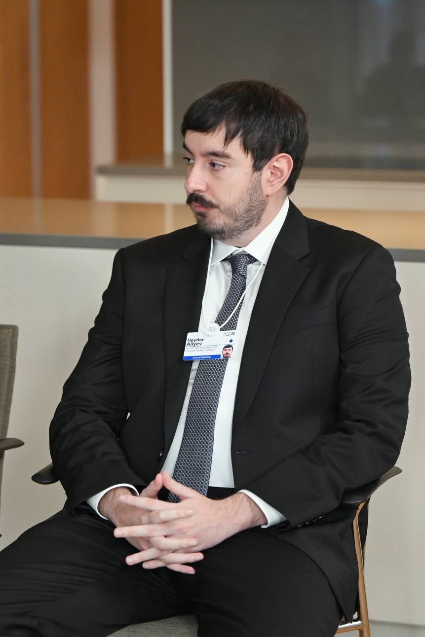 İlham Əliyev Davosda Morten Dirholm ilə görüşdü