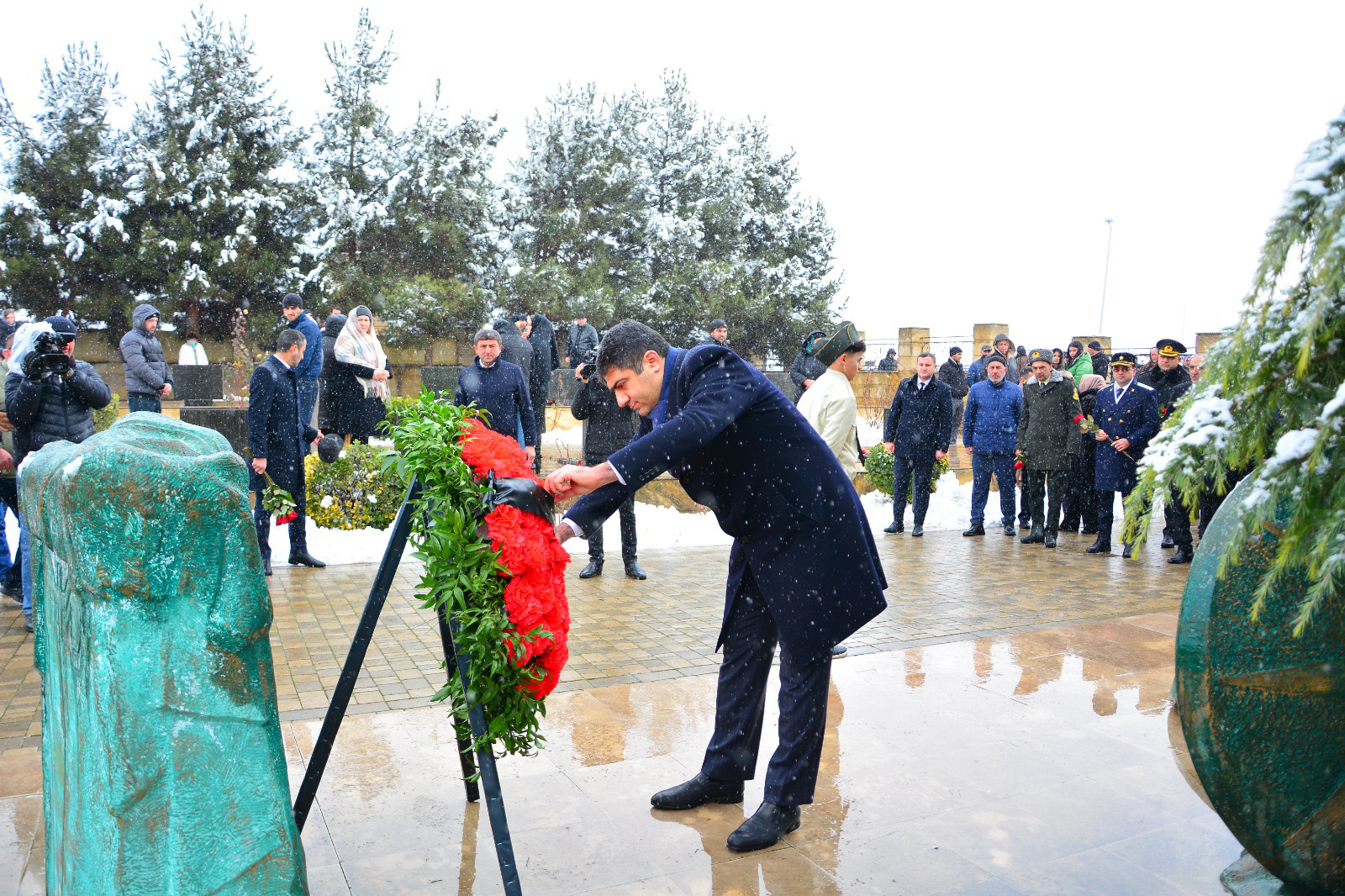 Ağstafada 20 Yanvar faciəsinin 36-cı ildönümü qeyd olundu - FOTOLAR 3 DSC 7830