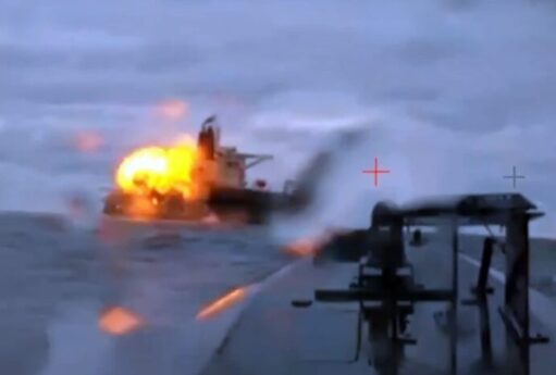 Dəniz döyüşləri: Xəzərə zərbə endirildi - Peyk görüntülərində nə var?