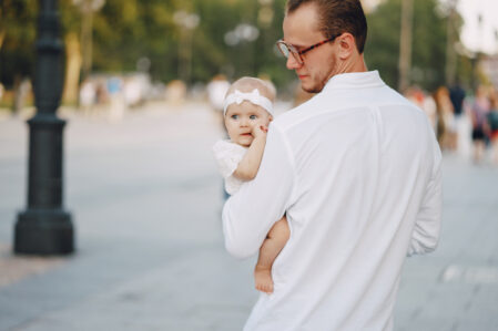 father with daughter