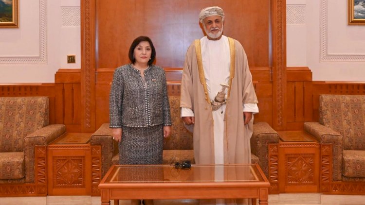Sahibə Qafarova Oman Sultanlığı Dövlət Şurasının sədri ilə görüşdü
