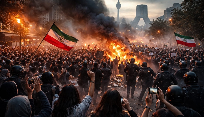 İranda müharibə başladı: alovsaçanla hücum edilir – VİDEO